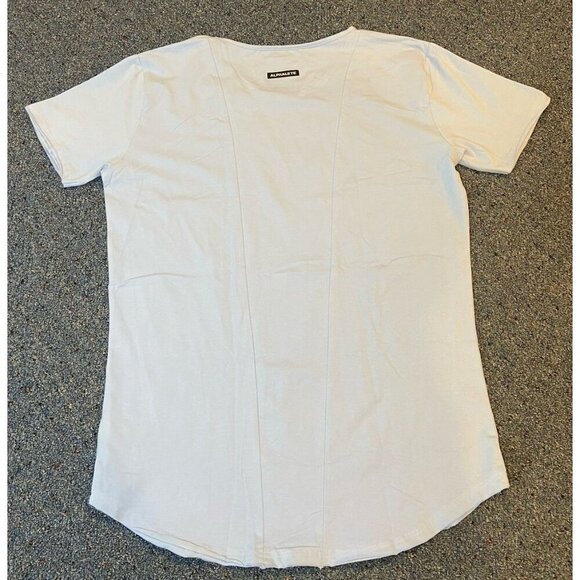 NWT Alphalete Short Sleeve T Shirt Lifestyle Fit Blue Size XXL New - Picture 3 of 4